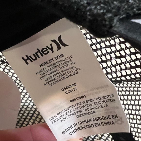 Hurley black trucker hat. New with tags - Picture 4 of 11